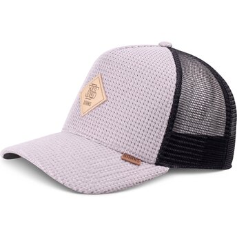Καπέλα καμπύλη γκρι snapback HFT Knitted Fab από Djinns