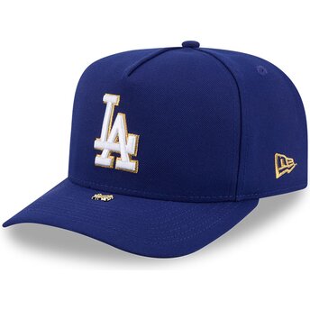 Καπέλα καμπύλη μπλε snapback 9FIFTY A Frame Precurved Visor Pin από Los Angeles Dodgers MLB από New Era