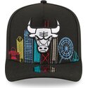 snapback-9fifty-a-frame-precurved-skyline-chicago-bulls-nba-new-era