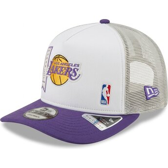 Καπέλα καμπύλη βιολετί snapback 9FIFTY A Frame Precurved Multi Patch από Los Angeles Lakers NBA από New Era