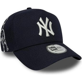 Καπέλα καμπύλη ναυτικό μπλε snapback 9FORTY E Frame...