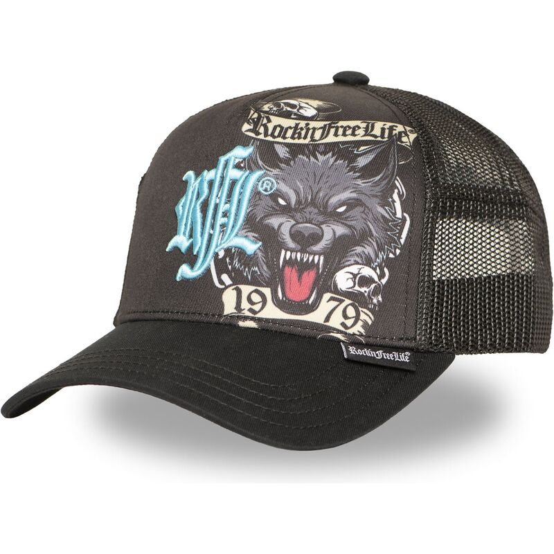 gorra-trucker-negra-n266-chained-wolf-de-rocknfreelife