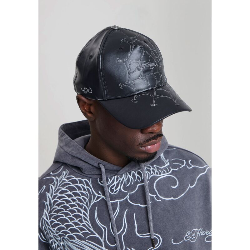 spiderweb-pu-leather-ed-hardy