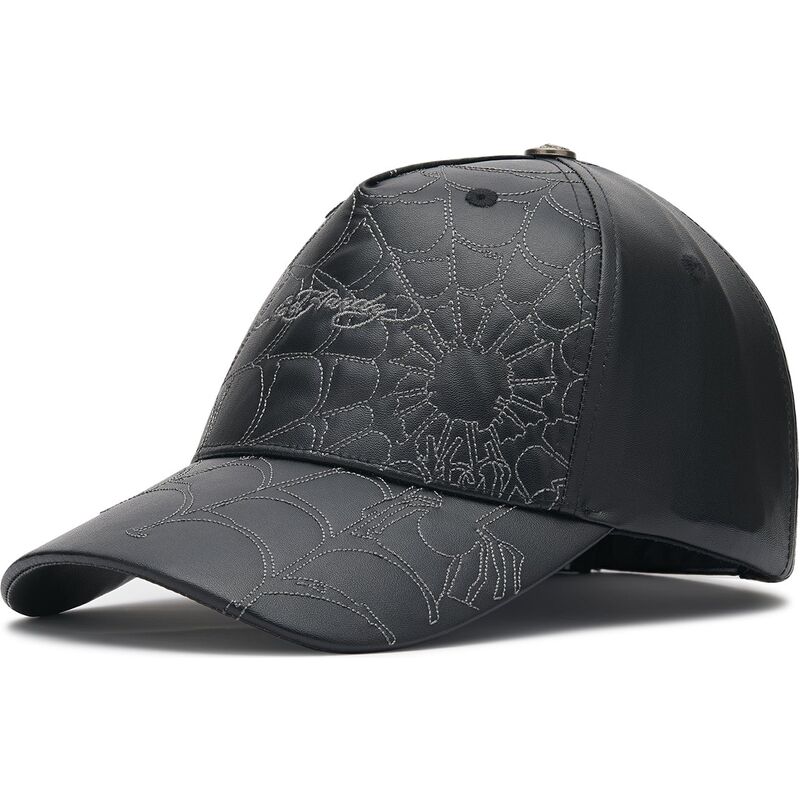 spiderweb-pu-leather-ed-hardy