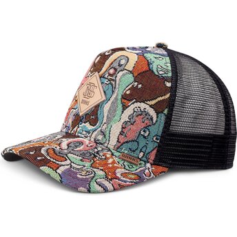 Καπέλα καμπύλη πολύχρωμο snapback HFT Cap Sofa Aliens από Djinns