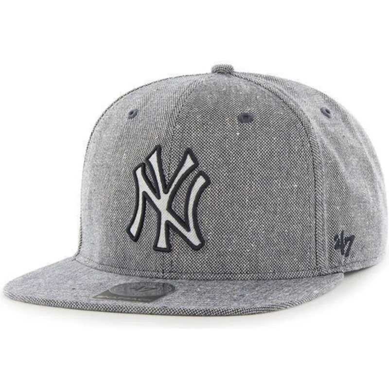 plana-snapback-tejido-vaquero-new-york-yankees-mlb-47-brand