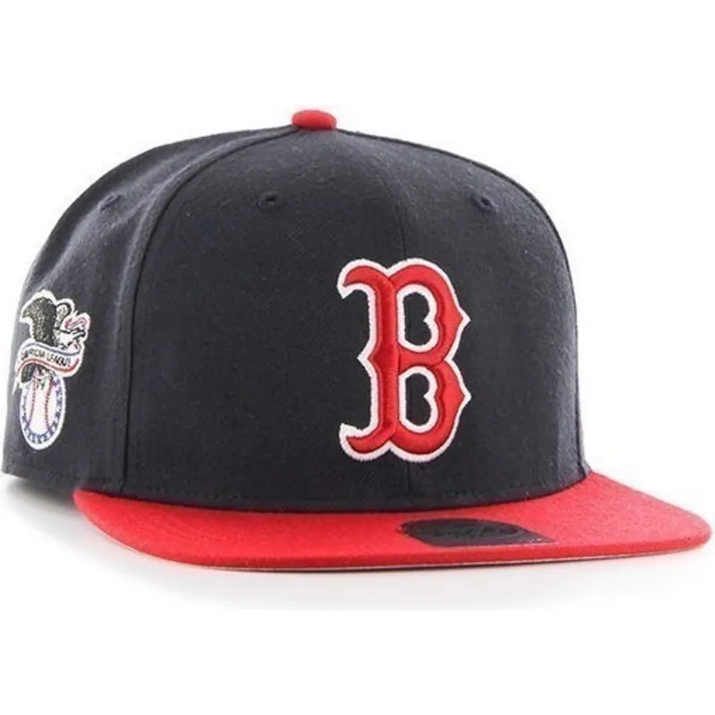 plana-snapback-boston-red-sox-mlb-47-brand