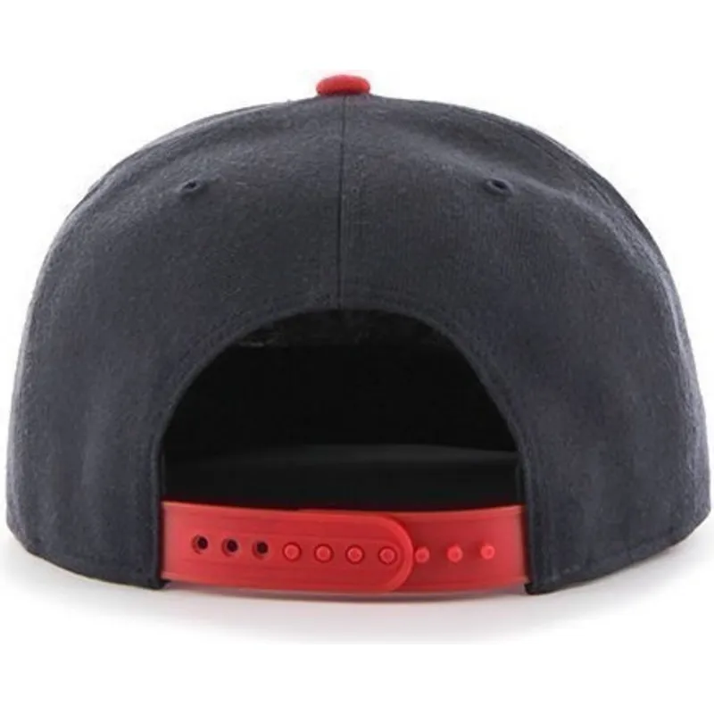 plana-snapback-boston-red-sox-mlb-47-brand