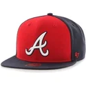 plana-snapback-liso-lateral-atlanta-braves-mlb-47-brand