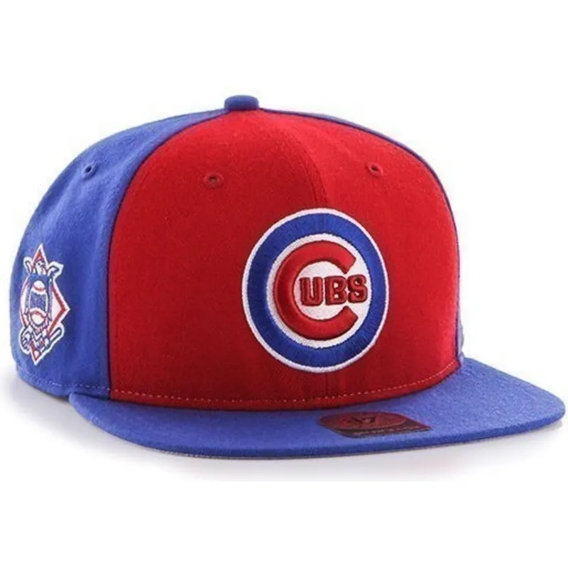 plana-snapback-lisa-lateral-chicago-cubs-mlb-47-brand