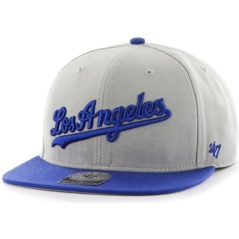 plana-snapback-lateral-los-angeles-dodgers-mlb-47-brand
