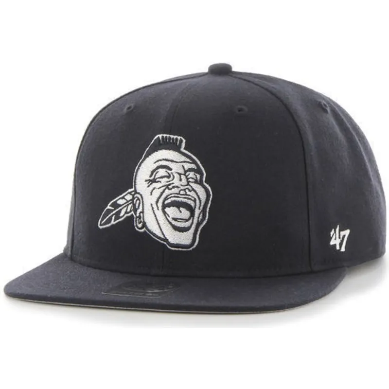 plana-snapback-lateral-atlanta-braves-mlb-47-brand